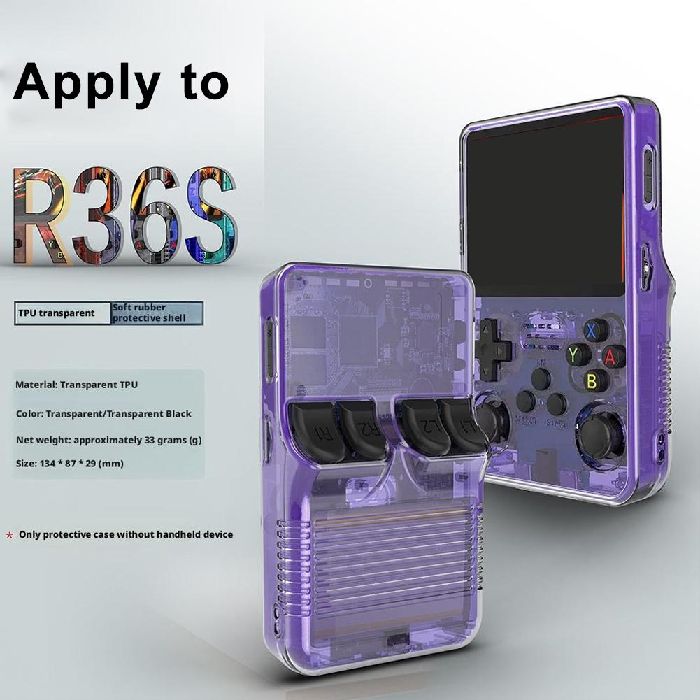 Gaming Console Phone - Für R36S Handheld-Spielkonsole Schutzhülle Tragbare Rückseitenschutzhülle