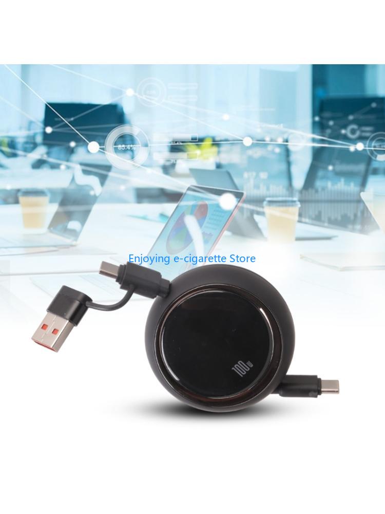 Gaming Console Phone - 95 teleskopierbares USB-Typ-C-auf-Typ-C-Kabel für PD100W-Aufladung, schnelle