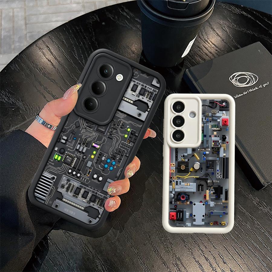 Gaming Console Phone - Lila Gaming-Konsole Handyhülle für Samsung Galaxy