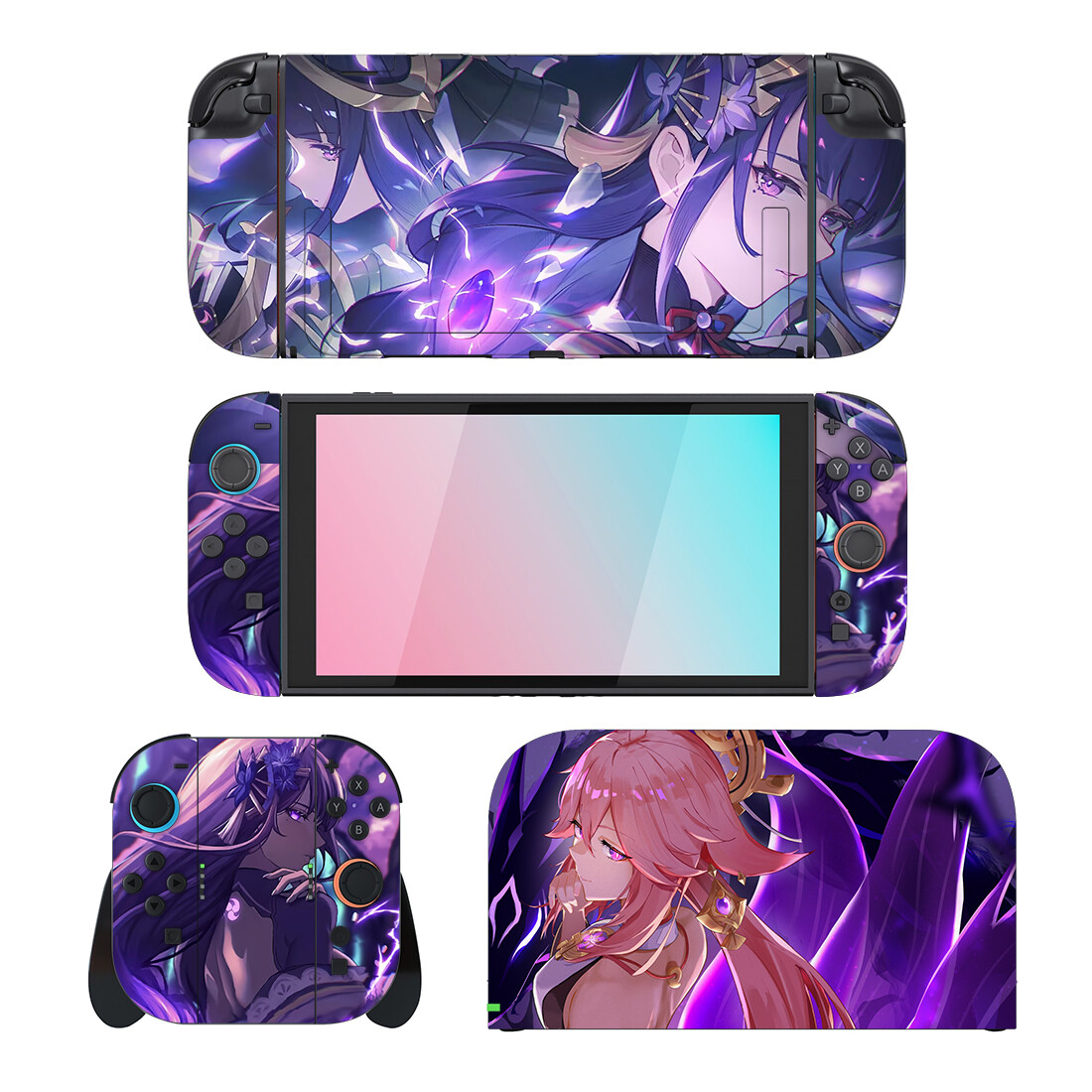 Gaming Console Nintendo Switch 2 - Spiel Genshin Impact Protector Aufkleber Skin