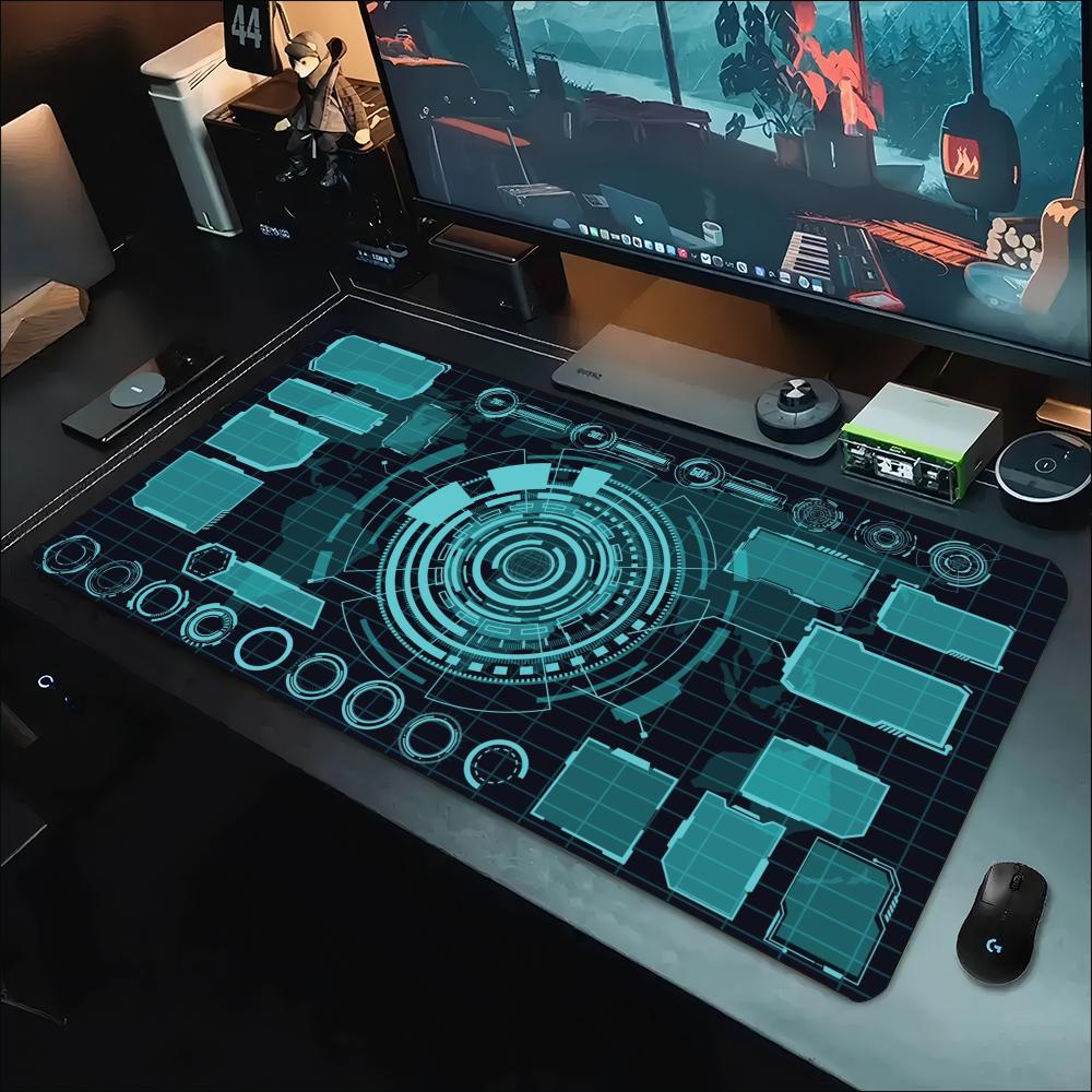 Gaming Console Keyboard - Cyber Tech Console Interface Print Erweitertes