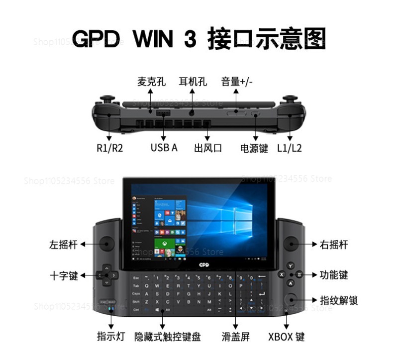 Spielkonsole, externer Bildsch – Gaming Console Windows Bewertung und Preis