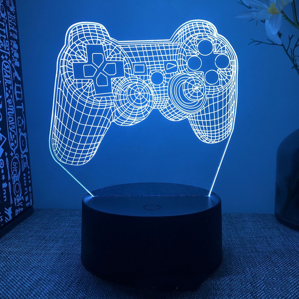 3D Illusion Nachtlampe Gaming  – Gaming Console Icon Bewertung und Preis