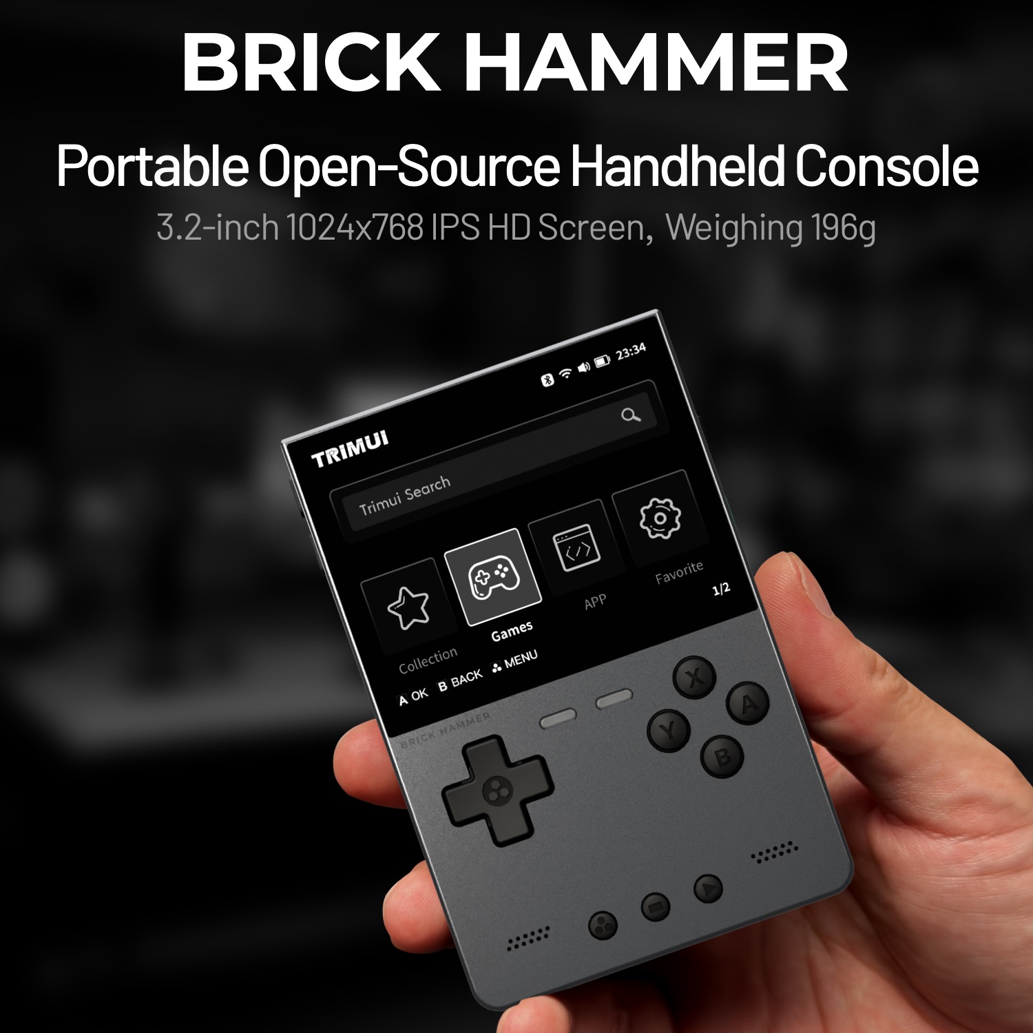 TRIMUI BRICK HAMMER Retro Hand – Gaming Console Phone Bewertung und Preis