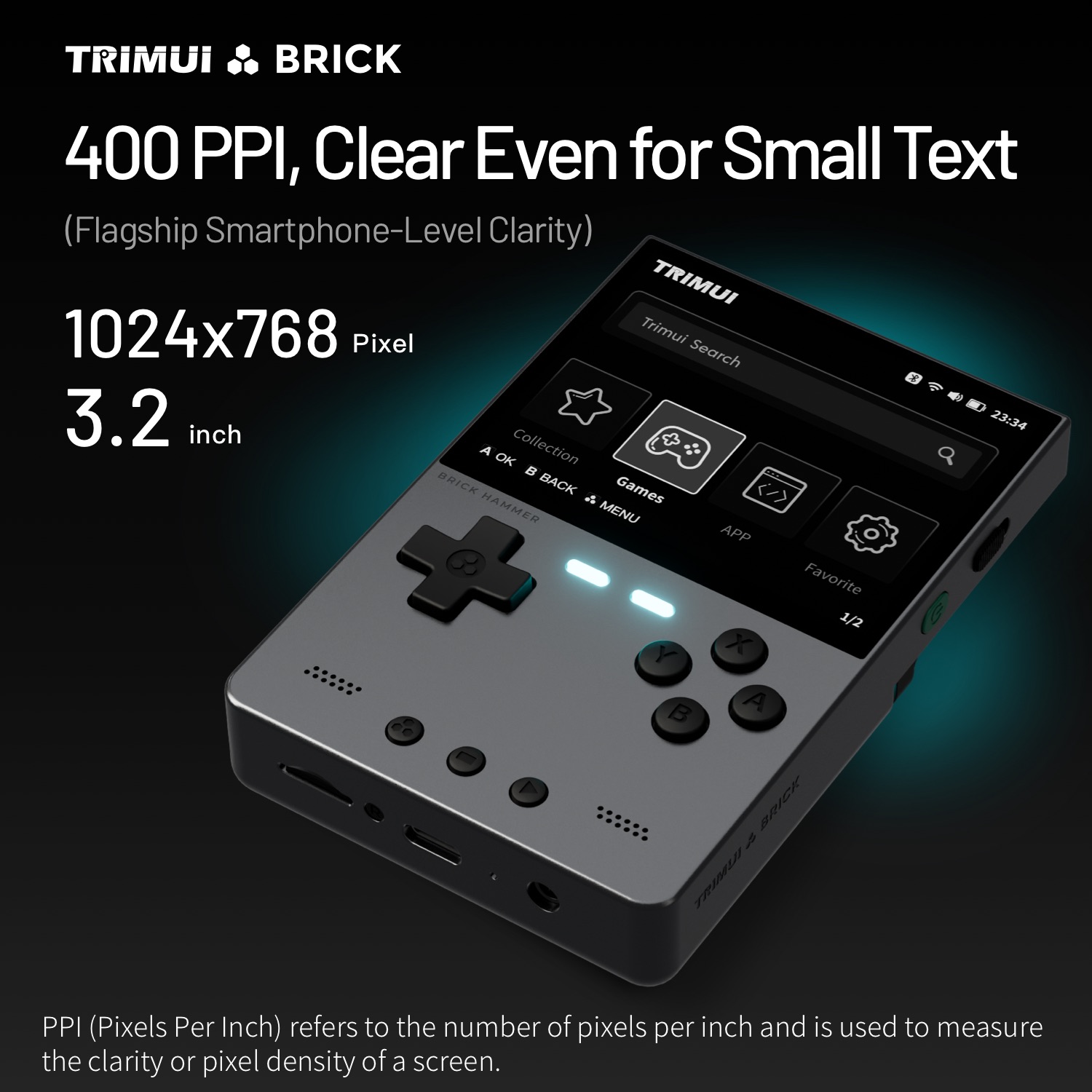 TRIMUI BRICK HAMMER Retro Hand – Gaming Console Phone Bewertung und Preis