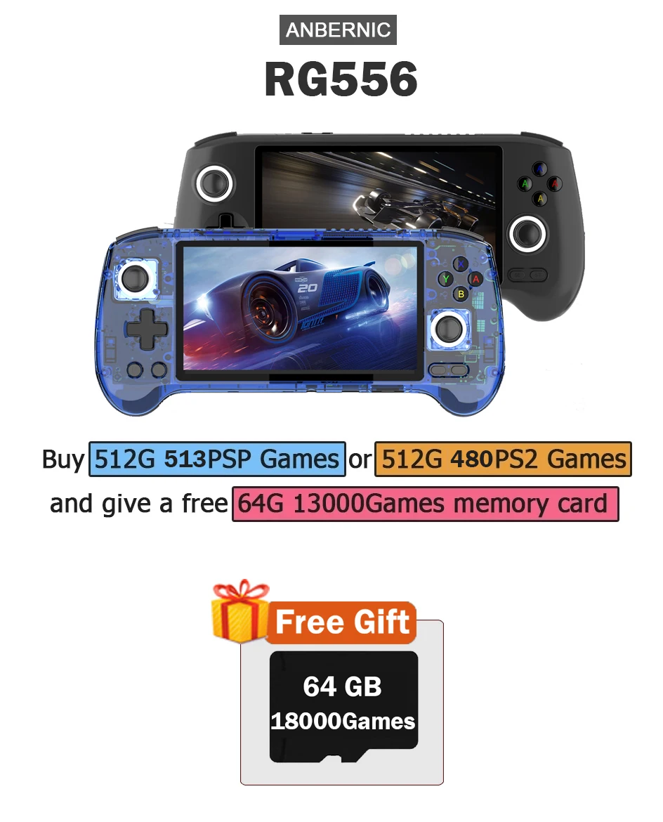 ANBERNIC RG556 Handheld-Spiele – Gaming Console Windows Bewertung und Preis