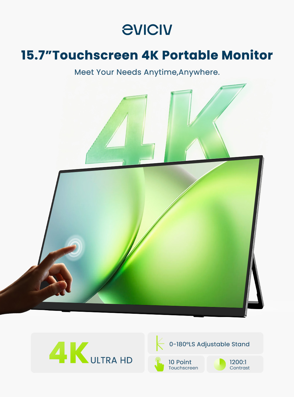 EVICIV 4K tragbarer Monitor 10 – Gaming Console And Monitor Bewertung und Preis