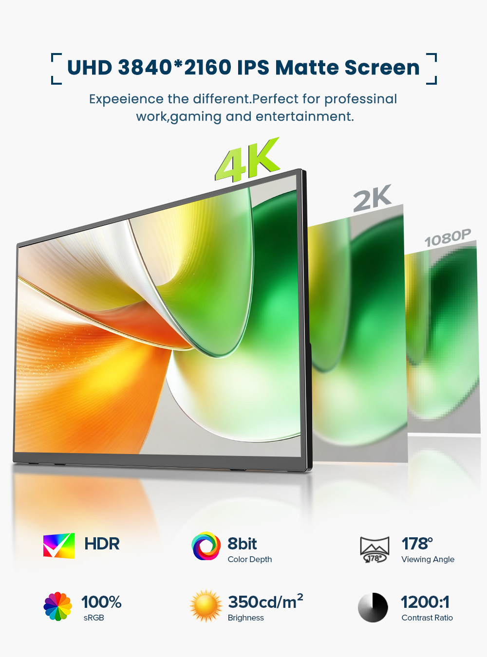 EVICIV 4K tragbarer Monitor 10 – Gaming Console And Monitor Bewertung und Preis